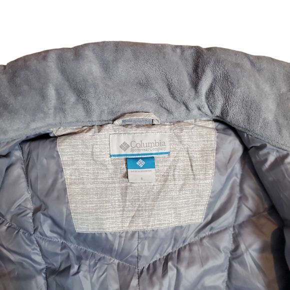 Columbia Womans Long Double Zipper Puff Jacket Coat - Picture 5 of 5